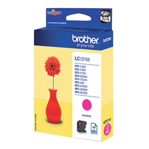 Brother Cartouche d’encre Brother LC-121M rouge