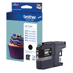 Inktcartridge Brother LC-123BK zwart