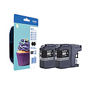 Brother Inktcartridge Brother LC-123BKBP2 zwart 2x