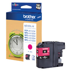 Inktcartridge Brother LC-125XLM rood HC