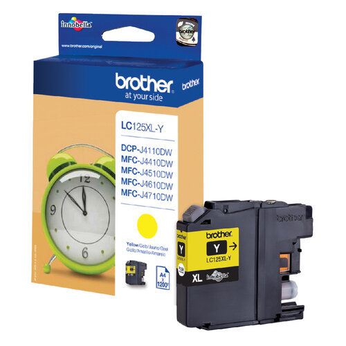 Brother Cartouche d’encre Brother LC-125XLY jaune HC