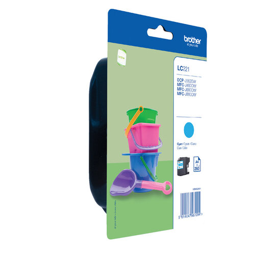 Brother Inktcartridge Brother LC-221 blauw