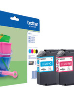 Brother Inktcartridge Brother LC-221VALBP zwart + 3 kleuren