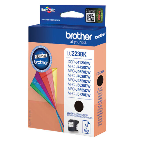Brother Cartouche d’encre Brother LC-223BK noir