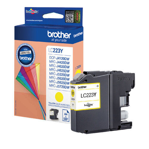 Brother Inktcartridge Brother LC-223Y geel
