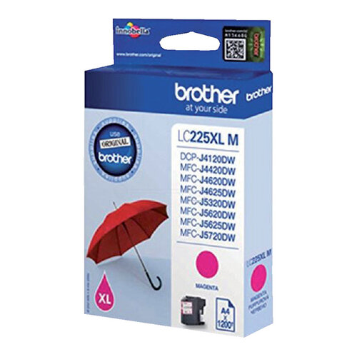 Brother Cartouche d’encre Brother LC-225XLM rouge HC