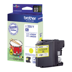 Inktcartridge Brother LC-22U geel