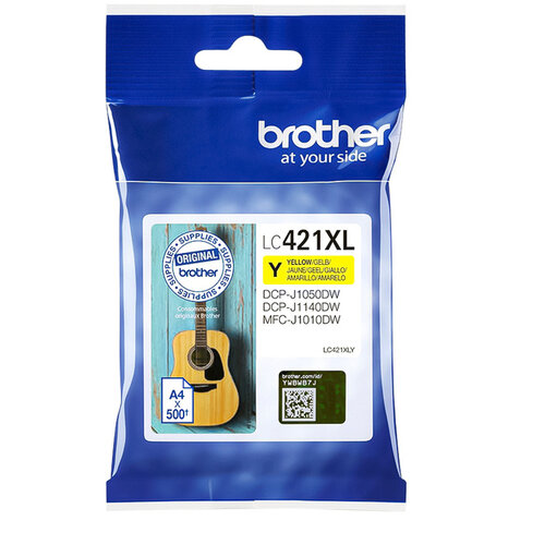 Brother Inktcartridge Brother LC-421XL geel