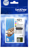 Brother Cartouche d'encre Brother LC-421 noir + 3 couleurs