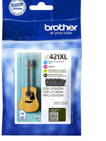 Brother Cartouche d'encre Brother LC-421XL noir + 3 couleurs
