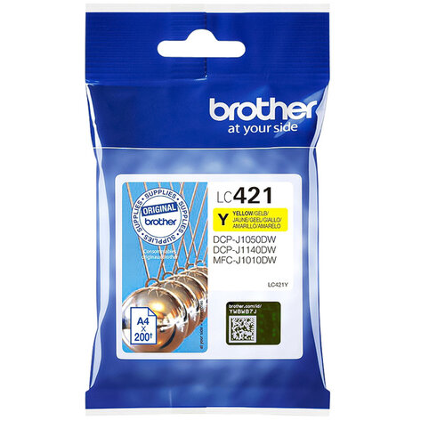 Brother Cartouche d'encre Brother LC-421 jaune