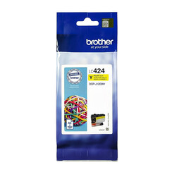 Inktcartridge Brother LC-424 geel