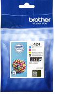 Brother Cartouche d'encre Brother LC-424 noir + 3 couleurs