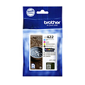 Brother Cartouche d'encre Brother LC-422VAL noir 3 couleurs