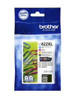 Brother Inktcartridge Brother LC-422XLVAL zwart 3 kleuren