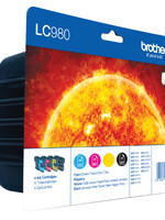 Brother Inktcartridge Brother LC-980VALBP zwart + 3 kleuren