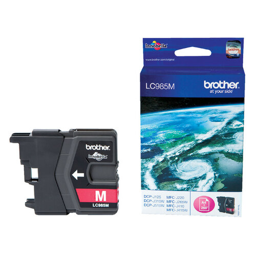 Brother Inktcartridge Brother LC-985M rood