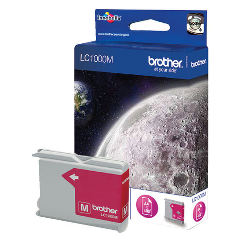 Brother Inktcartridge Brother LC-1000M rood