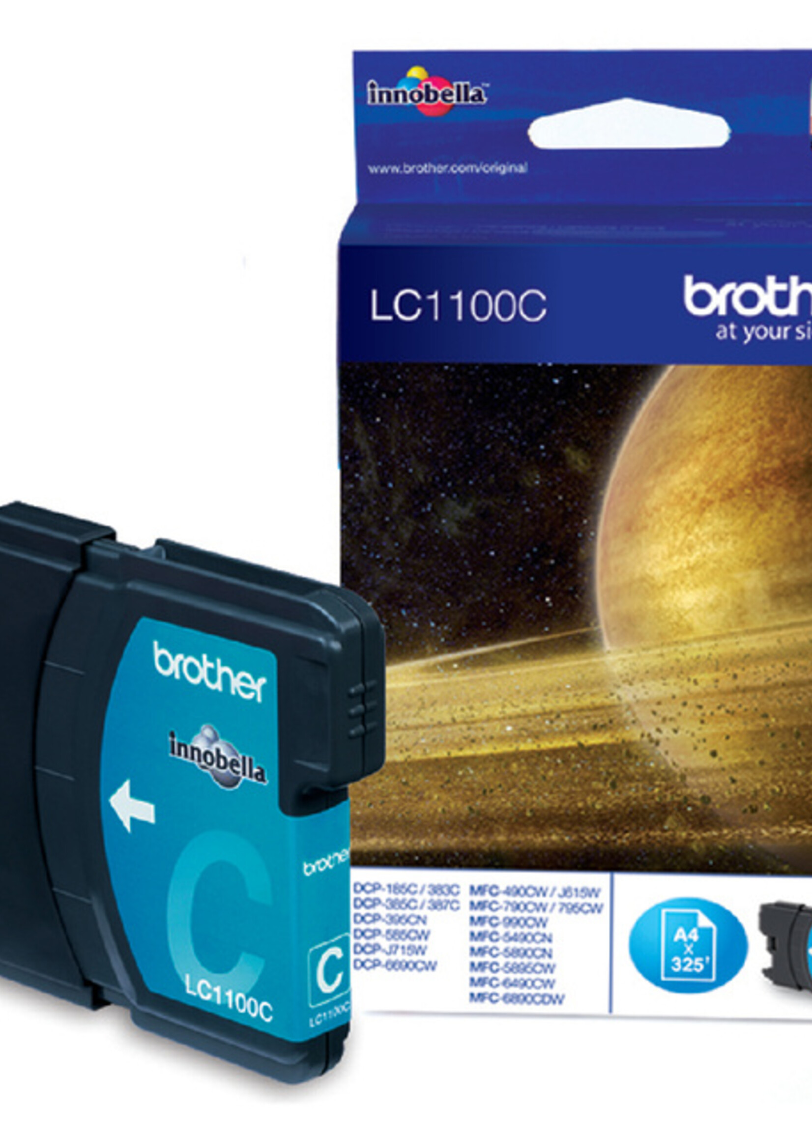 Brother Cartouche d’encre Brother LC-1100C bleu