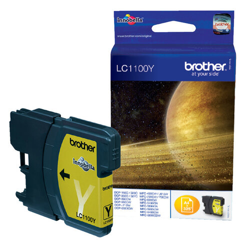 Brother Cartouche d’encre Brother LC-1100Y jaune