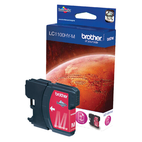 Brother Inktcartridge Brother LC-1100HYM rood HC