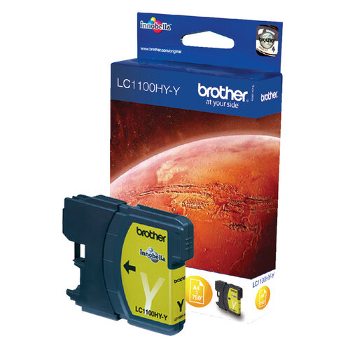 Brother Cartouche d’encre Brother LC-1100HYY jaune HC