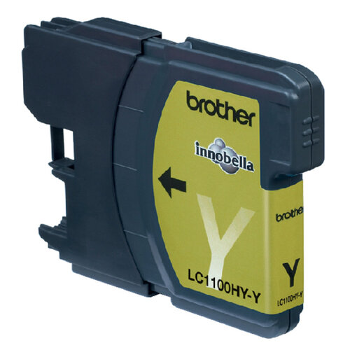 Brother Inktcartridge Brother LC-1100HYY geel HC
