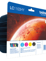 Brother Cartouche d’encre Brother LC-1100HYVALBP noir+3 couleurs