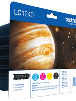 Brother Inktcartridge Brother LC-1240VALBP zwart + 3 kleuren