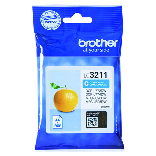 Brother Cartouche d’encre Brother LC-3211 bleu