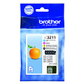 Brother Inktcartridge Brother LC-3211 Zwart + 3 kleuren