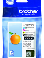 Brother Cartouche d’encre Brother LC-3211 noir + 3 couleurs
