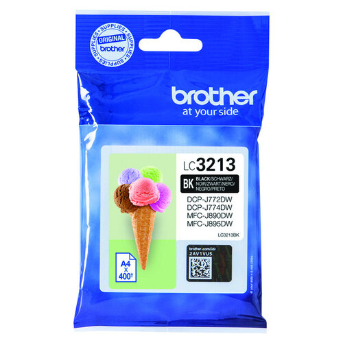 Brother Cartouche d’encre Brother LC-3213 noir HC