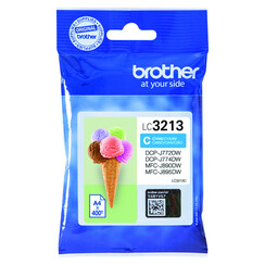 Inktcartridge Brother LC-3213 blauw HC