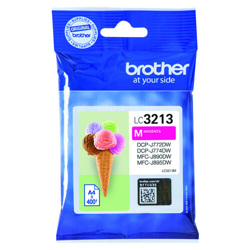 Brother Cartouche d’encre Brother LC-3213 rouge HC