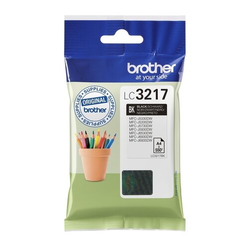 Brother Inktcartridge Brother LC-3217BK zwart