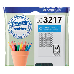 Cartouche d’encre Brother LC-3217C bleu