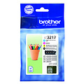 Brother Cartouche d’encre LC-3217 noir + 3 couleurs