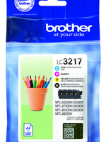 Brother Inktcartridge Brother LC-3217 zwart + 3 kleuren