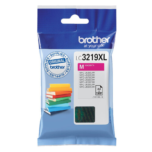 Brother Inktcartridge Brother LC-3219XLM rood HC
