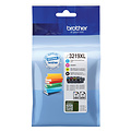 Brother Inktcartridge Brother LC-3219XL zwart + 3 kleuren HC