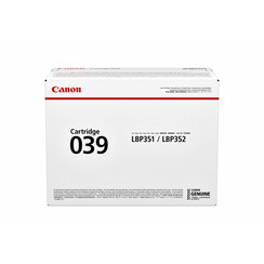 Cartouche toner Canon 039 noir