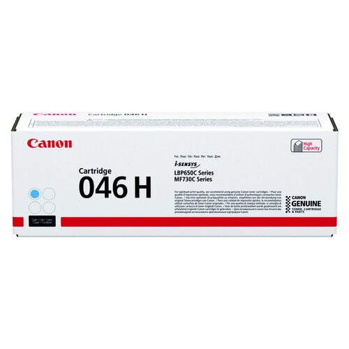 Canon Cartouche toner Canon 046H bleu HC