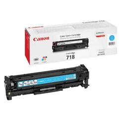 Cartouche toner Canon 718 bleu