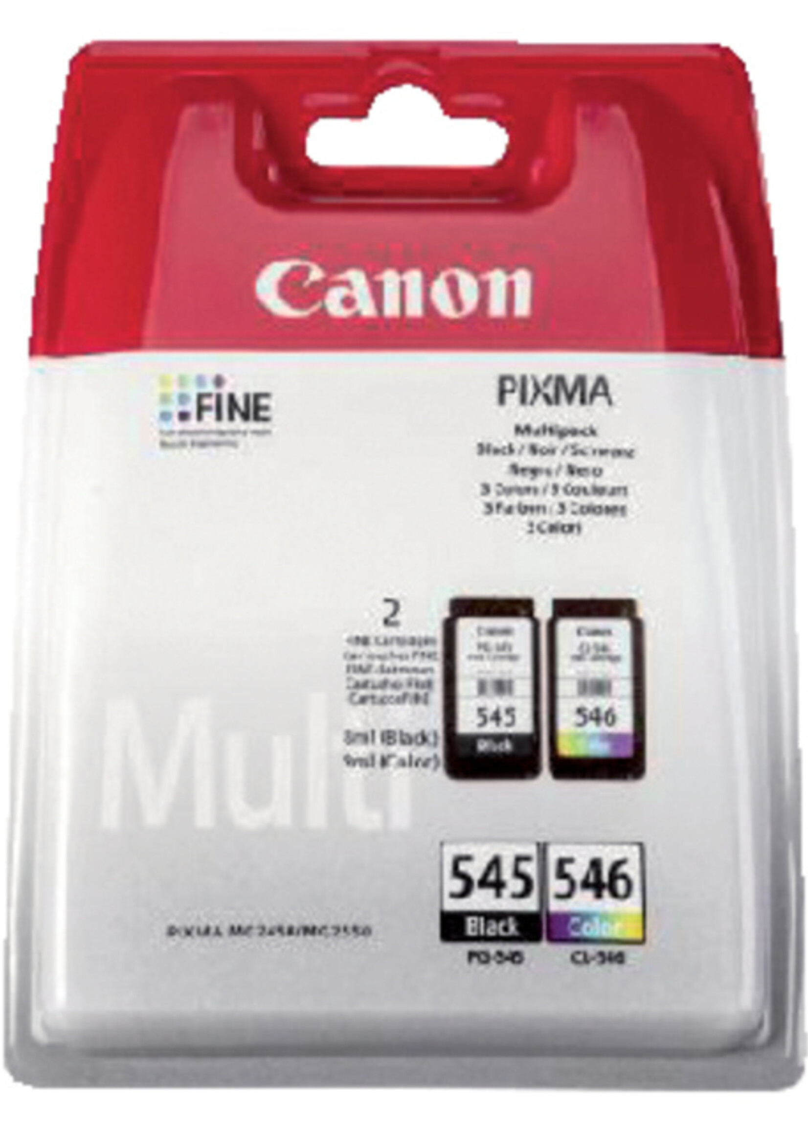Canon Cartouche d’encre Canon PG-545+CL-546 noir+couleur