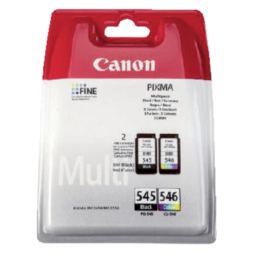 Canon Inktcartridge Canon PG-545 + CL-546 zwart + kleur