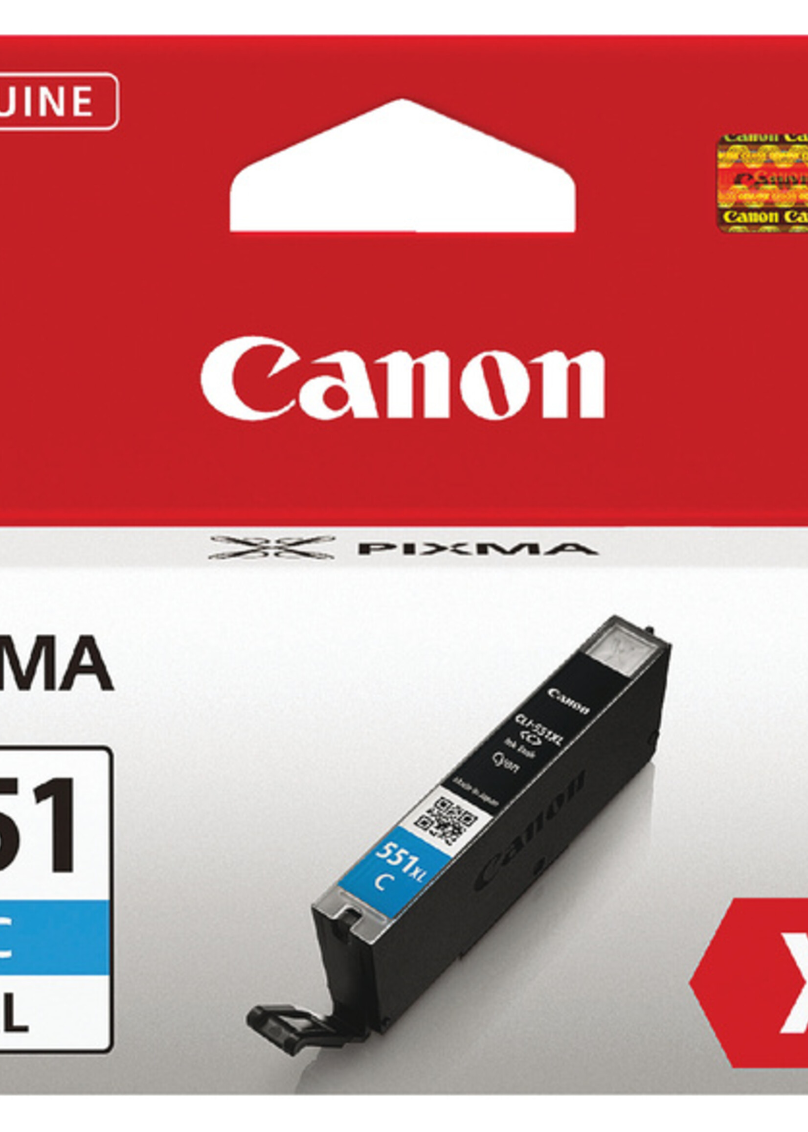 Canon Cartouche d’encre Canon CLI-551XL bleu HC