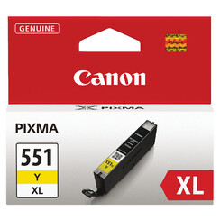 Inktcartridge Canon CLI-551XL geel HC