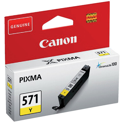 Canon Cartouche d’encre Canon CLI-571 jaune