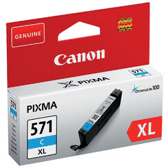 Inktcartridge Canon CLI-571XL HC blauw